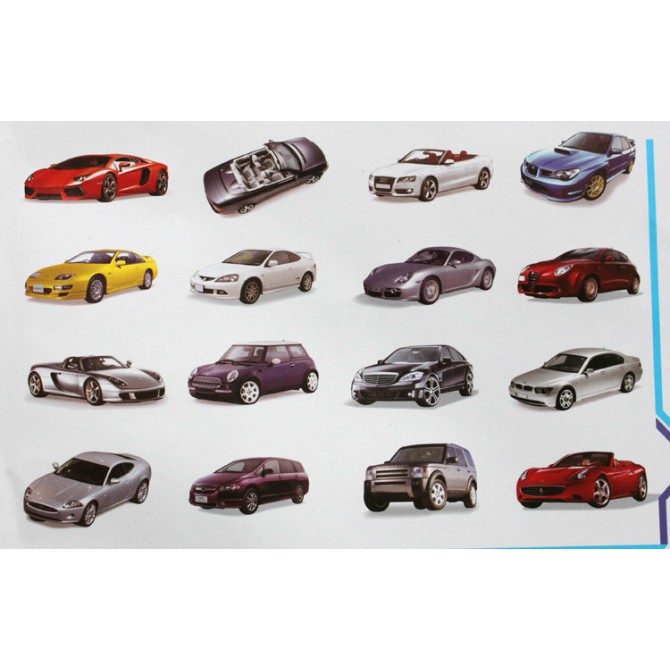 Mô hình ô tô nhựa siêu xe Mercedes-BMW-Audi-SUV Land Rover-Lamborghini, Mô hình nhựa lắp ráp 4D Model tỷ lệ 1:87