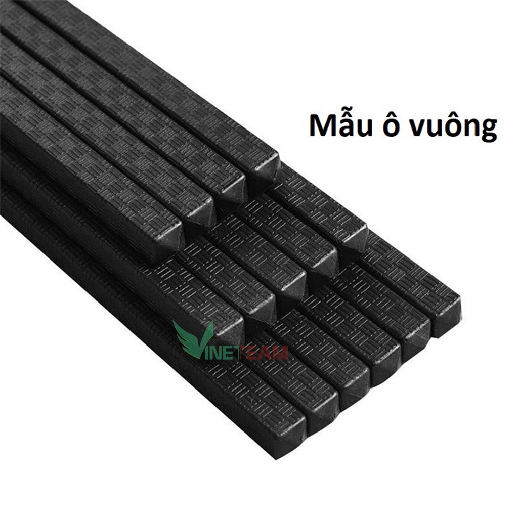 Bộ 10 đôi đũa ăn chịu nhiệt kháng khuẩn kiểu Nhật chống trơn phong cách trang nhã -dc4372