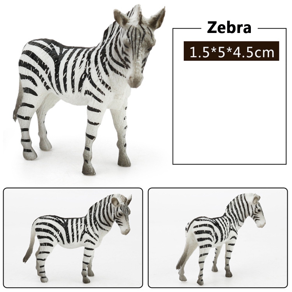 Set 12 Mô Hình Động Vật Hoang Dã Đồ Chơi Giáo Dục Cho Bé