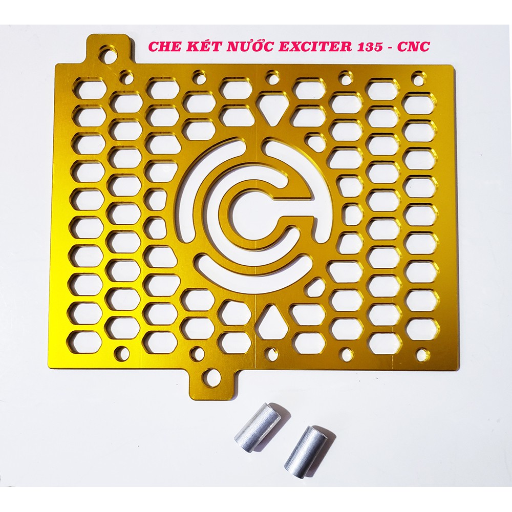 CHE KÉT NƯỚC EXCITER 135 NHÔM CNC MÀU