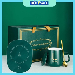 [ GIÁ SỐC] Bộ Máy và Cốc Hâm Nóng Cafe đun nước ấm, Máy Làm Nóng Đồ Uống