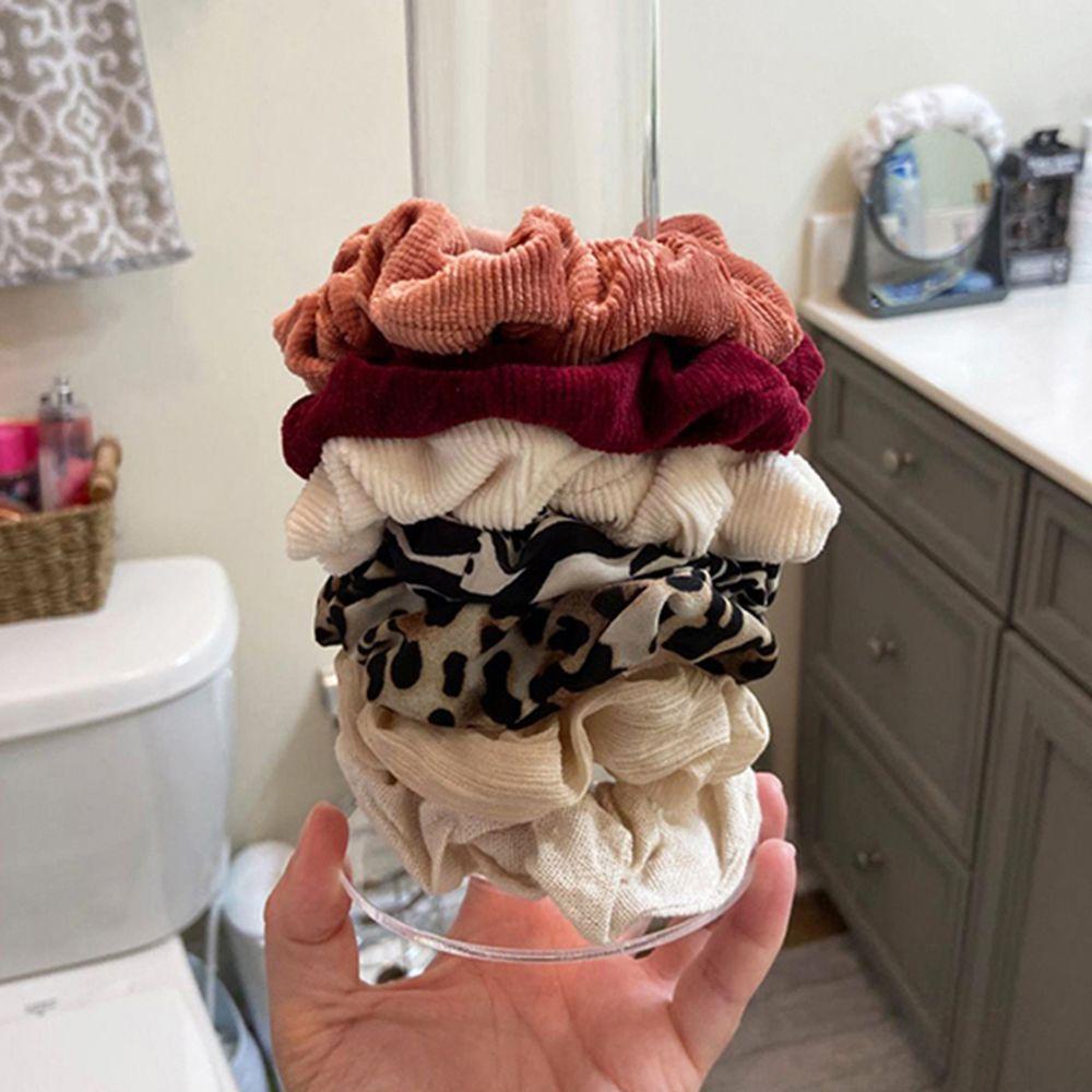 Giá Đỡ Trưng Bày Nhẫn / Dây Buộc Tóc Bằng Acrylic Trong Suốt Hình Trụ