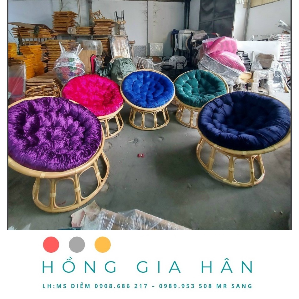 Ghế Thư Giãn Papasan Kèm Đệm Hgh Ps01