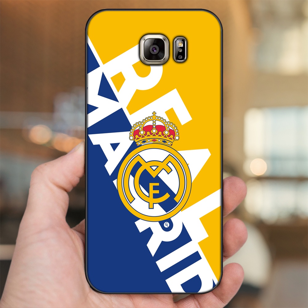 Ốp lưng Samsung Note 5 viền đen in hình Real Madrid