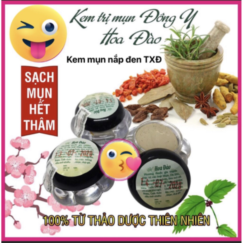 Kem mụn Hoa đào giảm mụn dưỡng trắng da hiệu quả