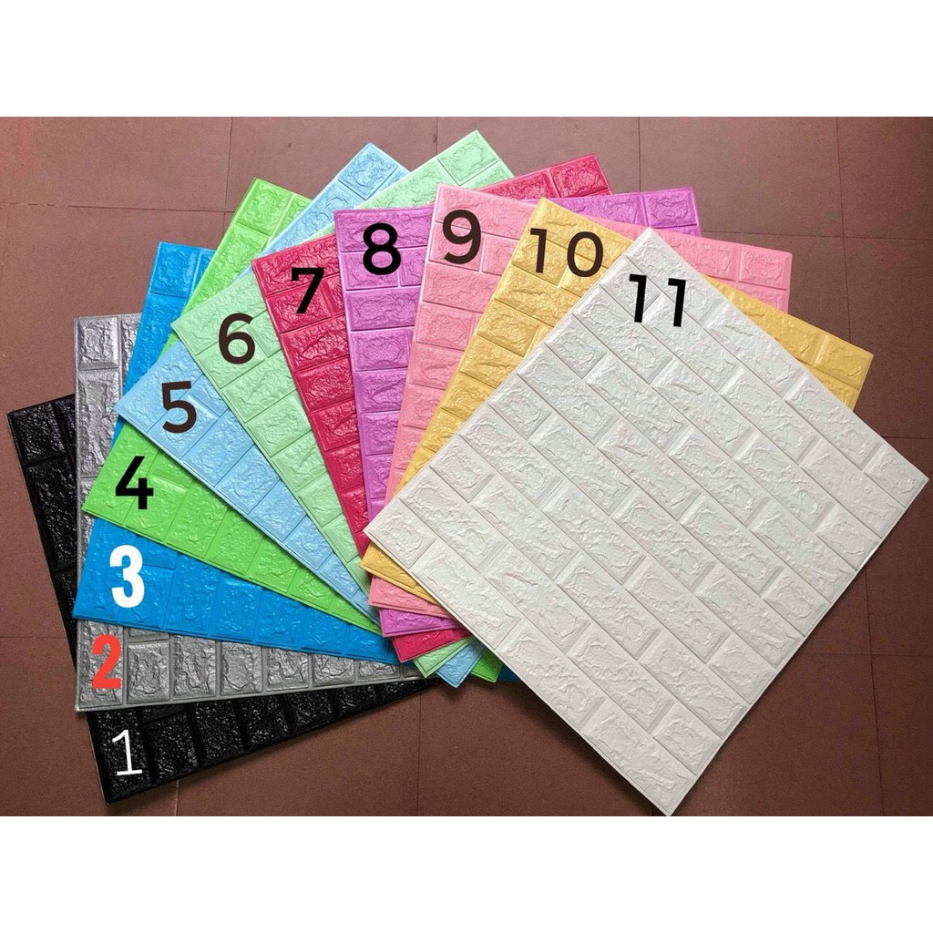 Xốp Dán Tường Trắng 3D 77Cm X70Cm Sỉ Lẻ Giá Rẻ Nhất