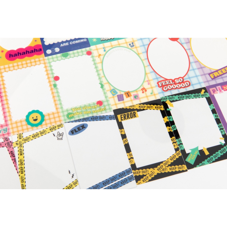 Toploader Decor ARTBOX Hàn Quốc Trang Trí Card Ảnh Photocard Polaroid 18 Khung Nhiều Họa Tiết Đa Dạng