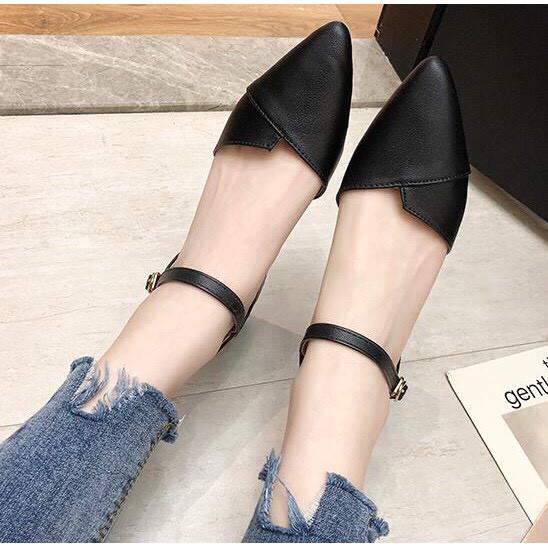 Giày bệt mũi nhọn cho nữ sang chảnh thời thượng 3 phân mã TV_P1 | BigBuy360 - bigbuy360.vn