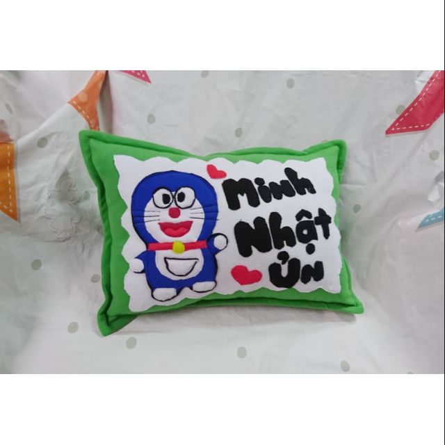 Gối handmade doremon Minh Nhật