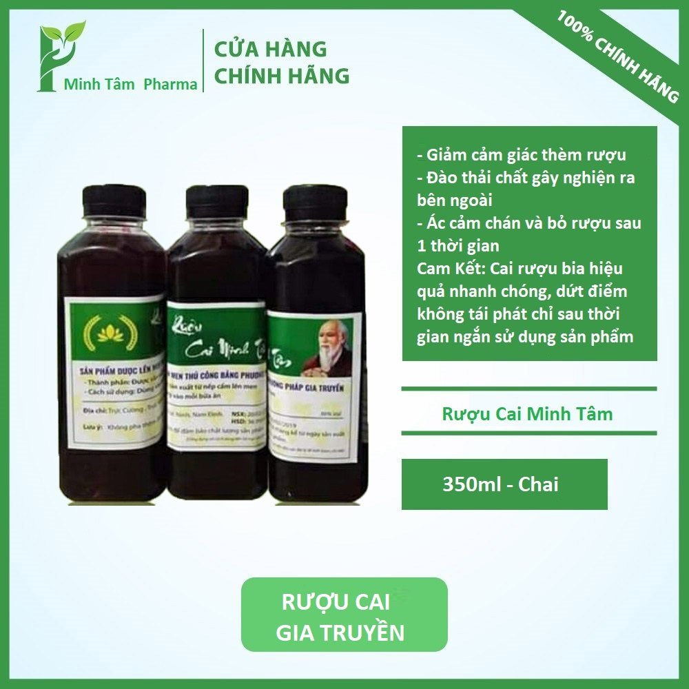 THẢO DƯỢC CAI RƯỢU MINH TÂM