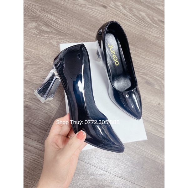 ❤️Giày Công sở gót mika trụ đen mềm( ảnh thật)