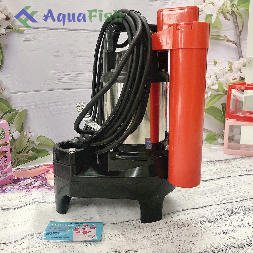 Máy Bơm Nước Hồ Cá Koi Tsurumi 50w, 100w, 150w, 200w, 400w, 750w xuất xứ Nhật Bản (dùng bơm luồng, bơm thác, bơm xả cặn)