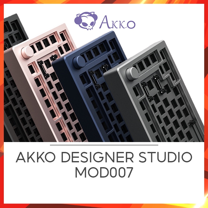 Kit bàn phím cơ AKKO Designer Studio – MOD007 (Hotswap 5 pin / RGB / Foam tiêu âm / Gasket Mount)