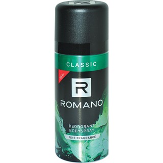 Xịt khử mùi toàn thân cho nam Romano Classic 150ml