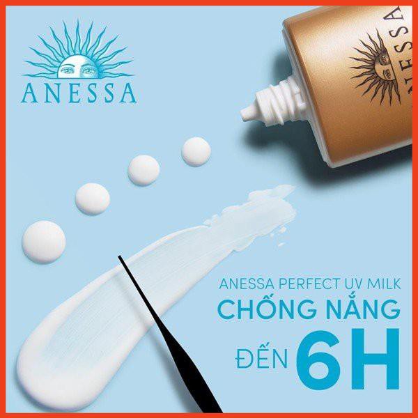 Kem Chống Nắng Anessa Perfect UV Sunscreen Skincare Milk SPF 50+ PA++ 90g/60ml | Hàng Nhật Nội Địa