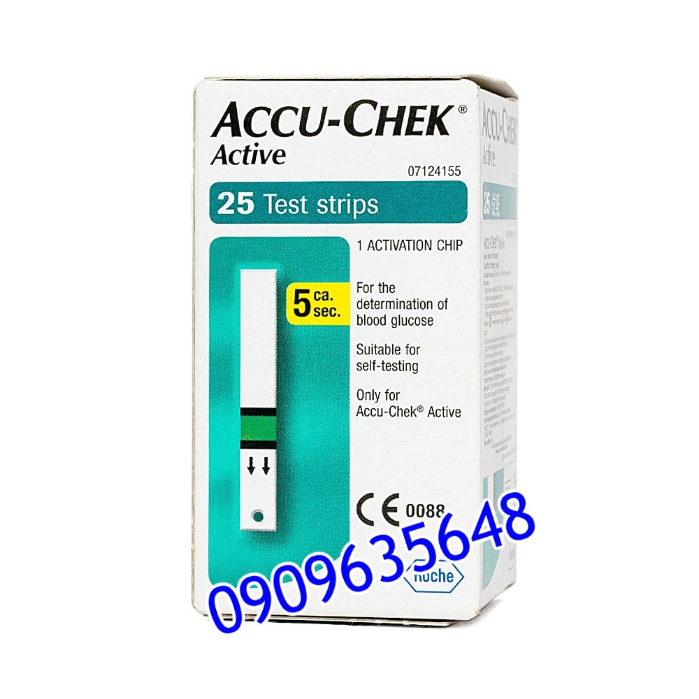 Que thử đường huyết Accu-Chek Active 25