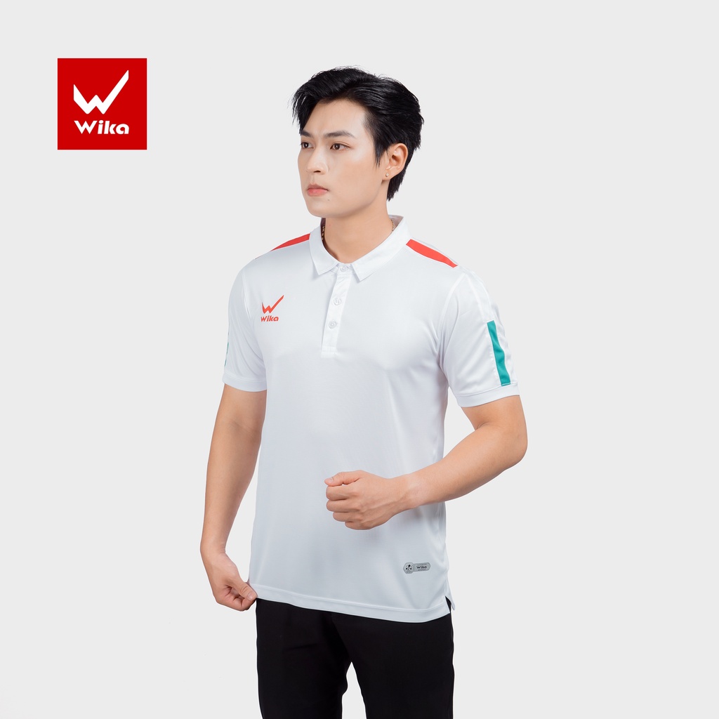 Áo Thun Polo Nam Thể Thao Nam Wika Chính Hãng Chất Vải Polyester Co Giãn Thoáng Mát