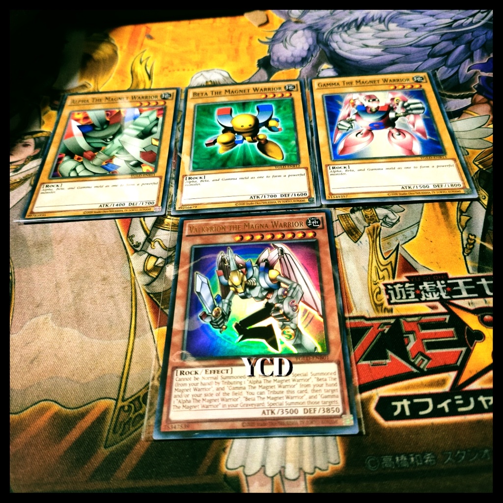 Thẻ bài Yugioh chính hãng set  Chiến binh nam châm - Common