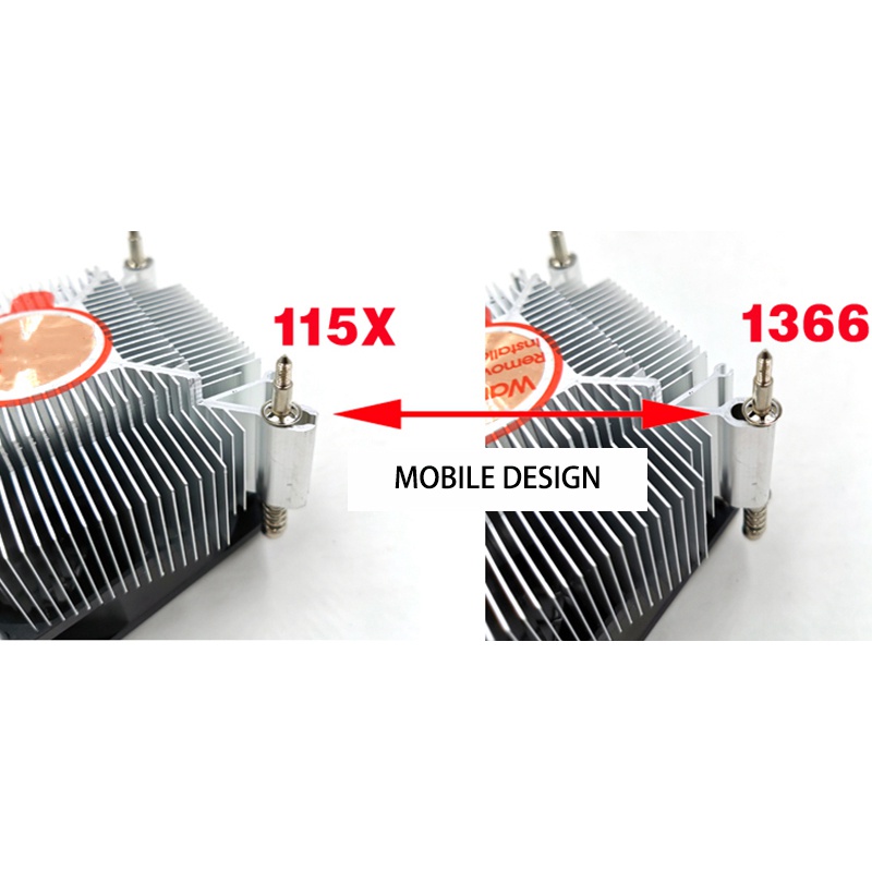 Quạt tản nhiệt CPU 1366 2011 1155 4 pin cho máy tính X58 X79