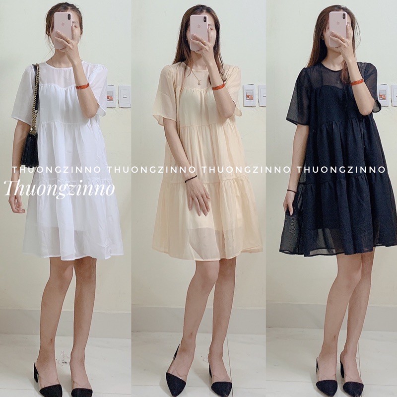 [Ảnh thật/Video]VÁY VOAN TƠ CÔNG CHÚA BA TẦNG ĐẦM SANG CHẢNH NHIỀU MÀU | BigBuy360 - bigbuy360.vn