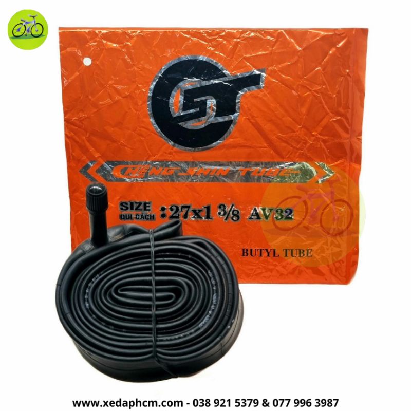 Ruột xe đạp săm CHENGSHIN 26-27x1.3/8 - 20-24-26x1.95/2.125 AV32-48mm van xe máy