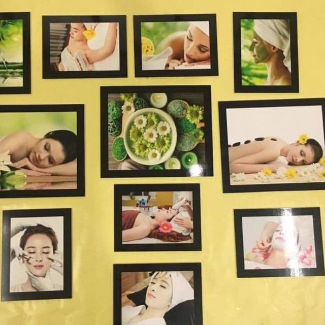Bộ tranh im spa 11 bức