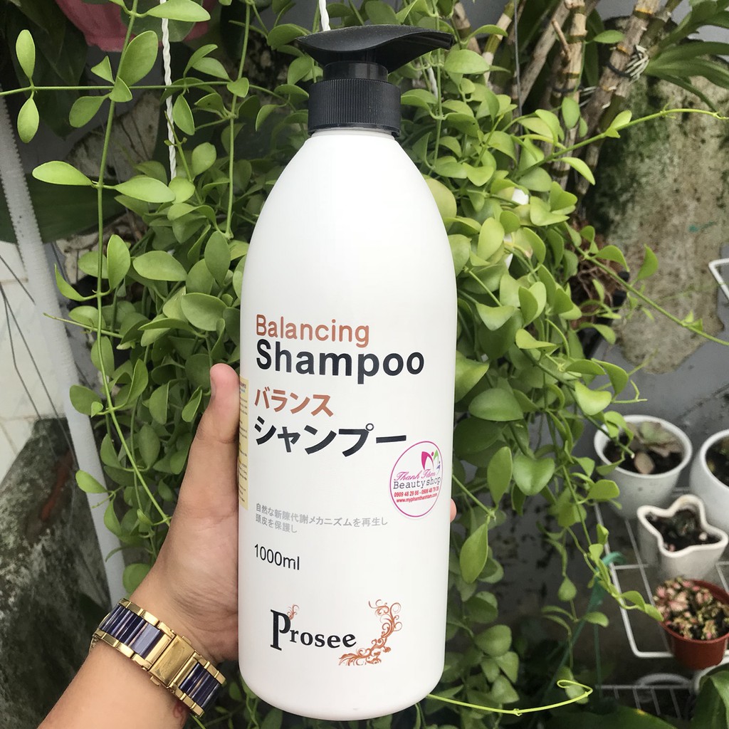 🌾Best Seller🎋 Dầu gội dành cho tóc gàu chống dầu, chống rụng tóc Prosee Balancing Shampoo AS14 1000ml