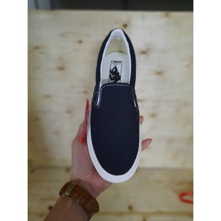 Giày Vans lười đen nam nữ