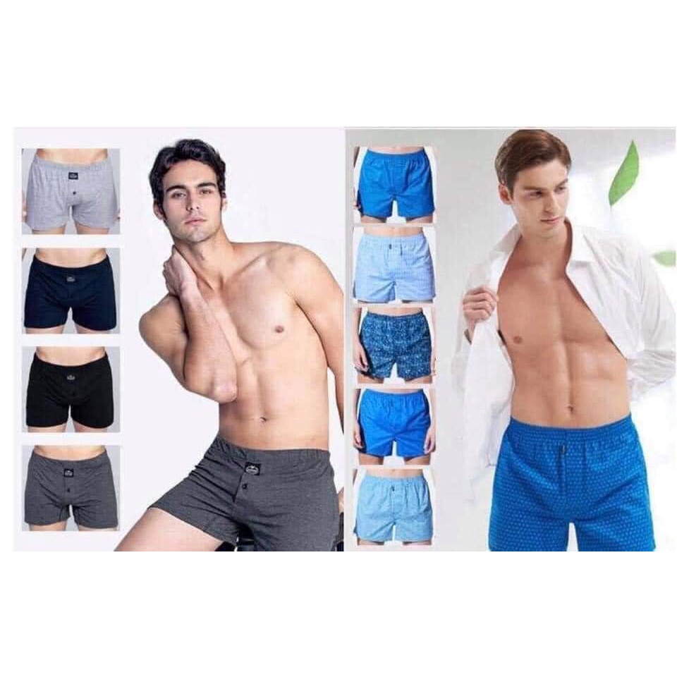 Quần đùi nam, quần lót nam, quần mặc ngủ - hiệu BYC VNXK - vải cotton thoáng mát- chọn mẫu nhắn shop ạ. SIP-062