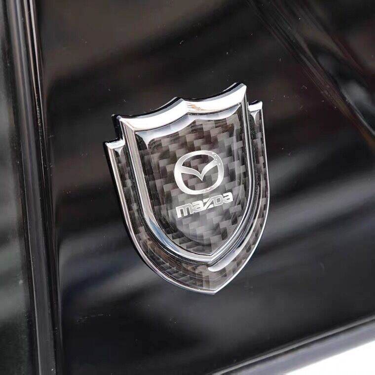Miếng Dán logo Mazda Bằng Kim Loại Cho Mazda 2 3 6 CX-5 Bt-50 CX-9 CX-3 MX-5 Atenza Axela