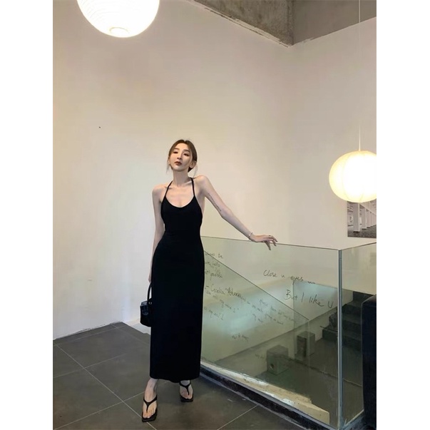 ✨💕Đầm maxy dáng xoè nhẹ hở lưng