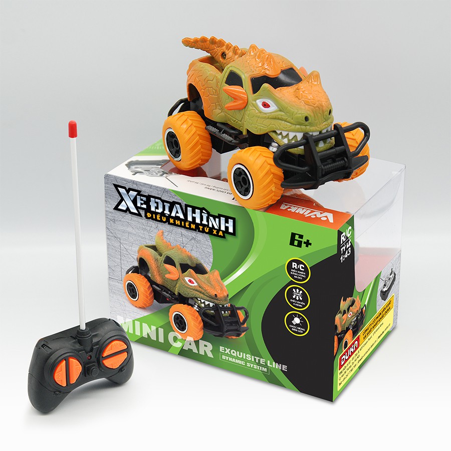 Đồ Chơi Duka - Xe Địa Hình Điều Khiển Từ Xa - Khủng Long: DK81011