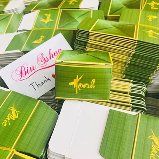 Combo 500 Hộp Giấy Đựng Bánh Phu Thê Vuông 4 Cm