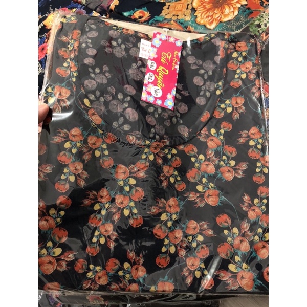 Đồ bộ tole lanh ống rộng trung niên