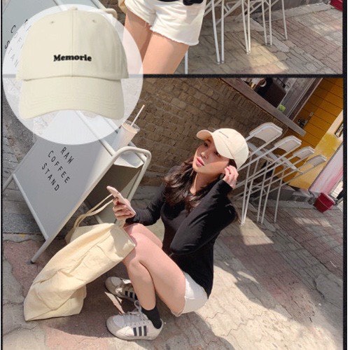 Mũ lưỡi trai, nón kết thời trang nam nữ Memori phong cách Hàn Quốc M107