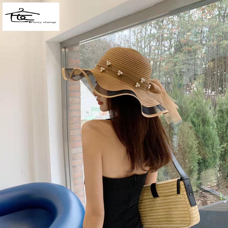 Nón Rộng Vành Che Nắng Phong Cách Hàn Quốc Dễ Phối Đồ Cho Nữ