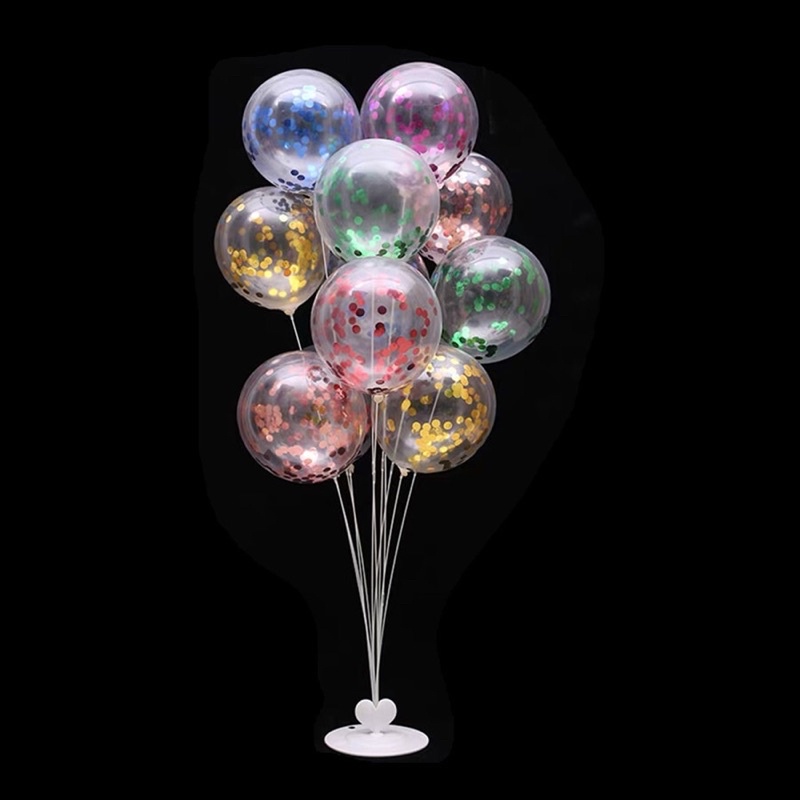 Đế bóng bay 11 nhánh trụ bóng bay cao 103cm