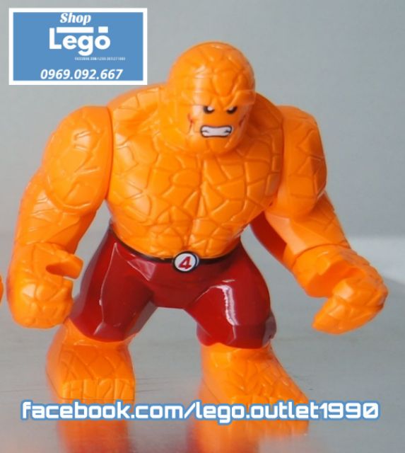 Xếp hình Thing Fantastic4 siêu anh hùng DC mới nhất 2020 Big Figures Lego Minifigures Decool 0153 0155