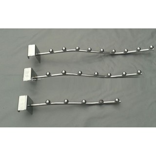 Tay Bi  ngoắc cài thanh si mạ  inox 10 Chiếc  treo gắn thanh các shop thời trang . treo mắc áo quần trời trang.