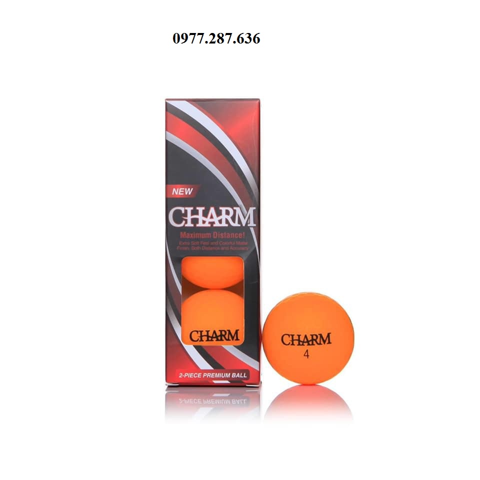 Bóng golf Charm nhập khẩu chính hãng từ Canada 1 Hộp 12 quả BB004