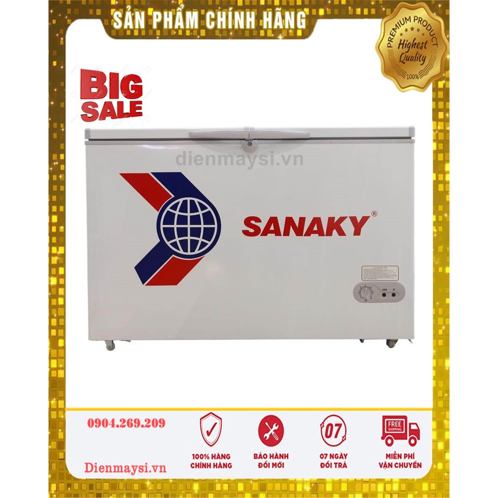 Tủ đông/Mát Sanaky 260Lít VH-365W2 (Miễn phí giao tại HCM-ngoài tỉnh liên hệ shop)