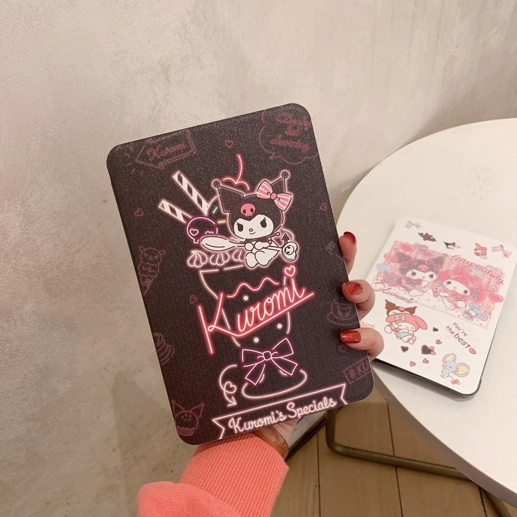 Vỏ và miếng phim hình chú báo hồng cho iPad6 2018 Mini34/5 Air2/Pro9.7 2017  10.9 11 AIR 4 2020 | BigBuy360 - bigbuy360.vn