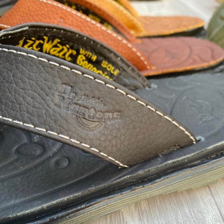 Dép Dr.Martens Packer, dép da bò nam, dép quai kẹp, xỏ ngón