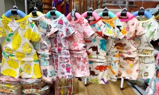 Combo 5 Bộ cotton tre xuất hàn cho bé trai/ bé gái