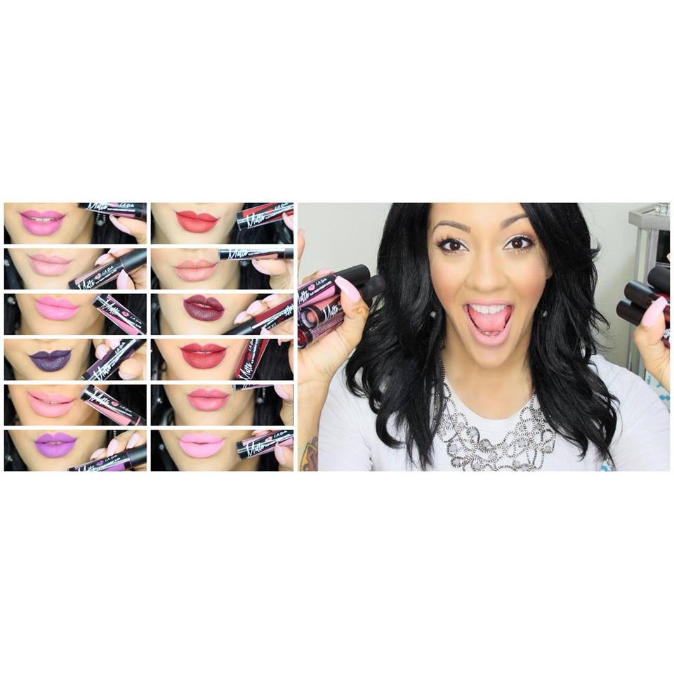 SON KEM LÌ L.A GIRL MATTE FLAT FINISH PIGMENT GLOSS
