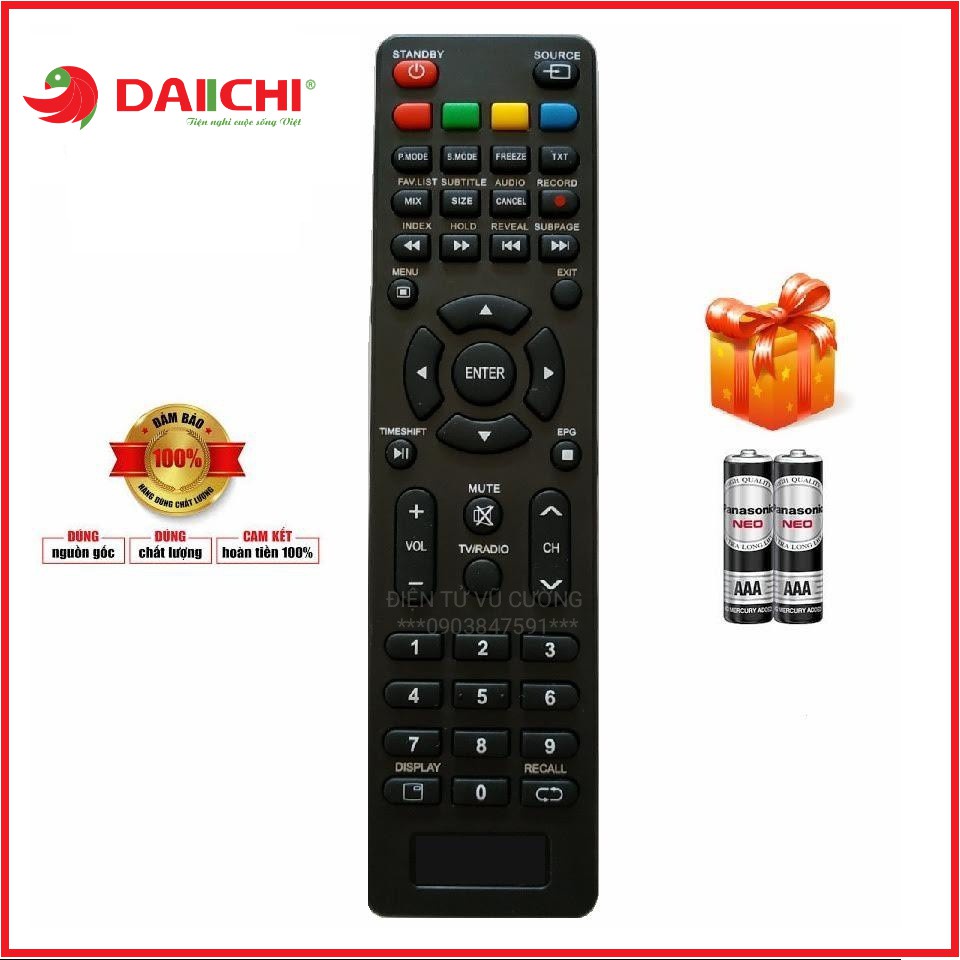 ✲☁Điều Khiển SmartTV DAIICHI ( Mẫu 1 )