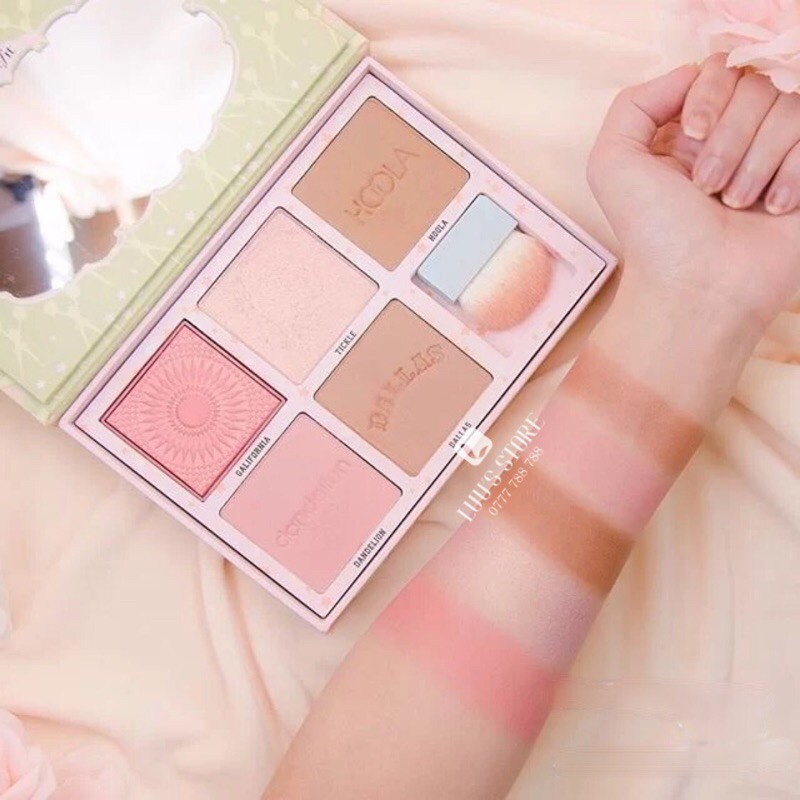 Bảng Má Hồng, Highlight và Khối Benefit Cheekleaders Pink Squad