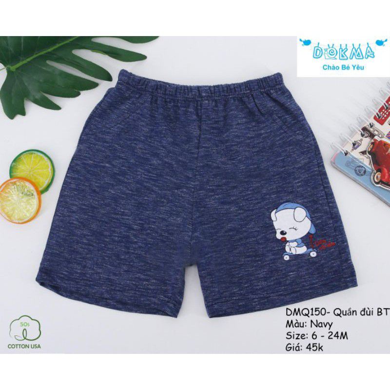 Quần đùi bé trai Dokma 6-24M