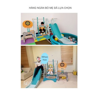 CẦU TUỘT + XÍCH ĐU + CẦU MÔN CHO BÉ