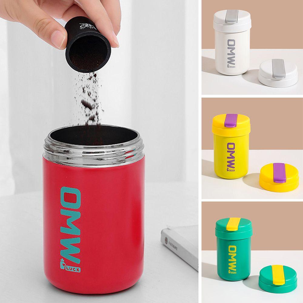 Cốc Uống Cà Phê Cách Nhiệt Bằng Thép Không Gỉ 400ml